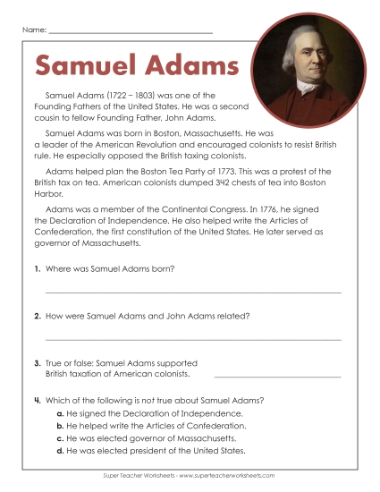 Biographies - Samuel Adams Biographies - Samuel Adams