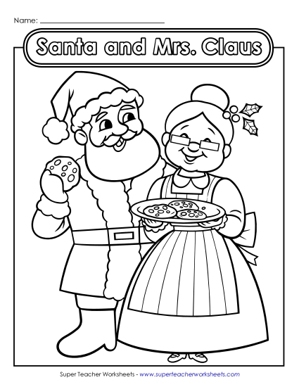 Basic Pictures (For Younger Kids) - Santa & Mrs. Claus Basic Pictures (For Younger Kids) - Santa & Mrs. Claus