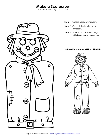 Cut-Out Characters - Scarecrow Cut-Out