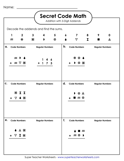 Addition - SCM Addition: 3-Digit Addends Addition - SCM Addition: 3-Digit Addends