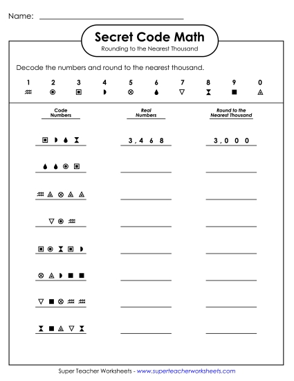 Rounding - SCM: Rounding to the Nearest Thousand