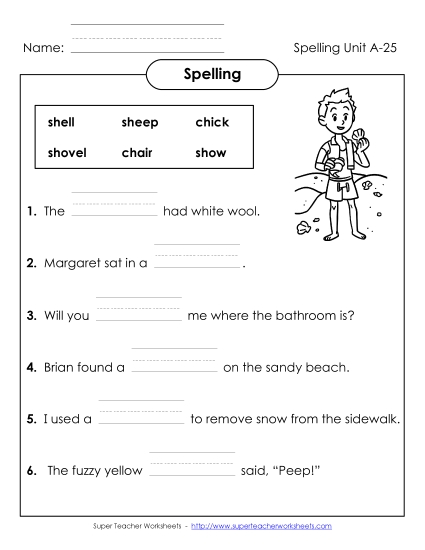 Worksheets - Sentence Completion (A-25) Worksheets - Sentence Completion (A-25)