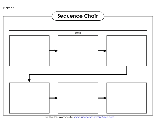 Sequencing - Sequence Chain (No Lines) Sequencing - Sequence Chain (No Lines)