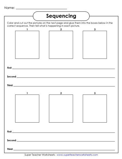 Sequencing Stories - Sequence: Pictures & Sentences Sequencing Stories - Sequence: Pictures & Sentences
