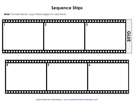 Activity - Sequencing Film Strips Activity - Sequencing Film Strips