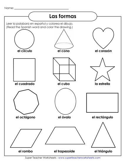 Shapes (La formas) - Shape Pictures