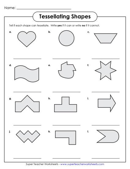 Shape Tessellations Shape Tessellations