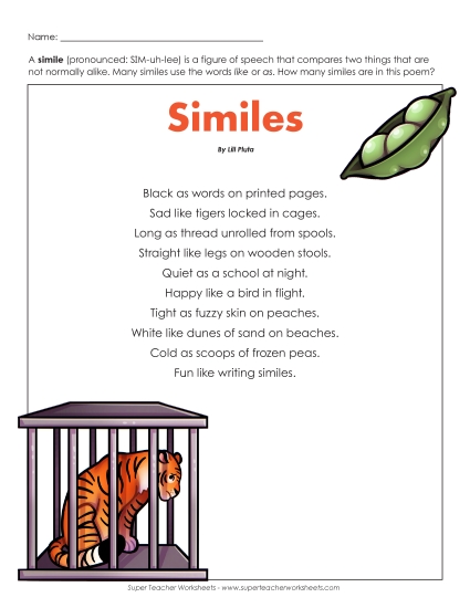 Similes - Similes (Poem)