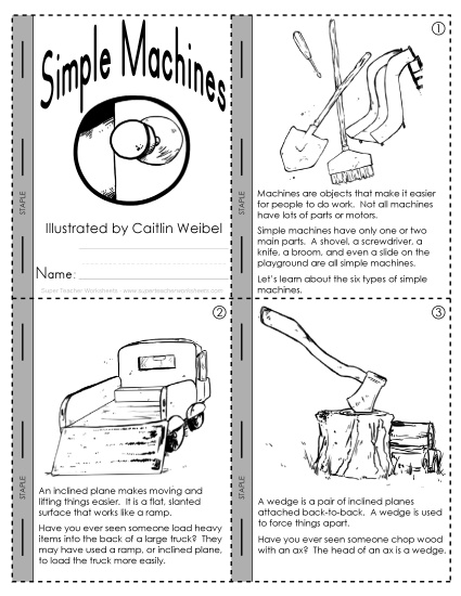 Simple Machines: Mini-Book