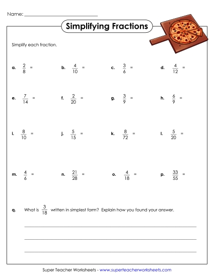 Simplifying Fractions - Simplifying Fractions Simplifying Fractions - Simplifying Fractions