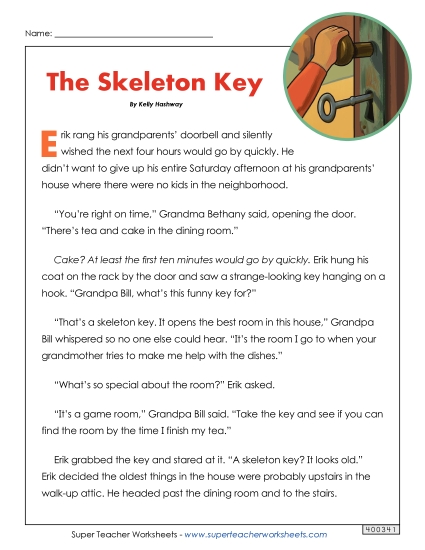 Fiction Stories - Skeleton Key (Fiction)