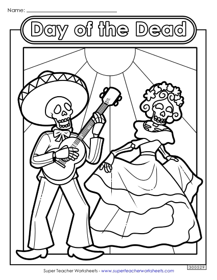 Coloring Pages - Skeletons Coloring Page Coloring Pages - Skeletons Coloring Page