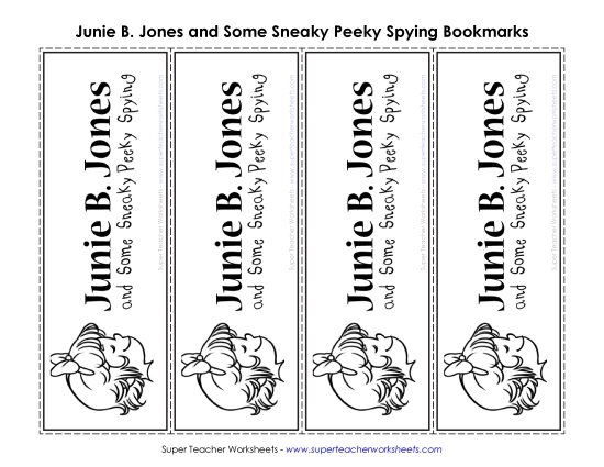 Whole Book - Sneaky Peeky Spying Bookmarks