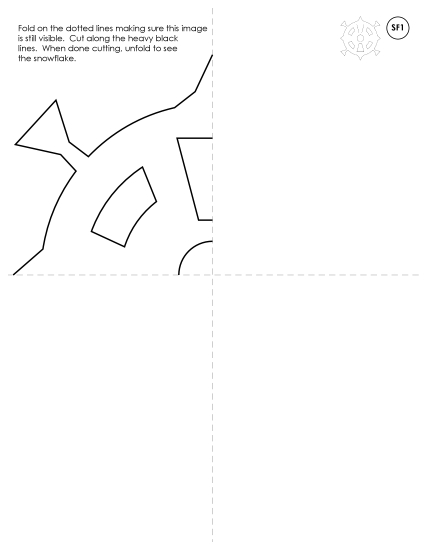 Snowflake Crafts - Snowflake 1 (Basic)