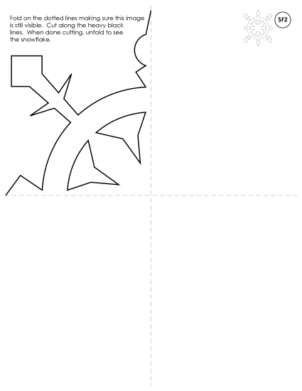 Snowflake Crafts - Snowflake 2 (Basic)
