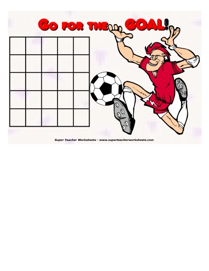 Small Charts - Soccer Sticker Chart Small Charts - Soccer Sticker Chart