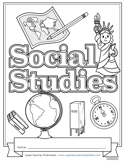 Folder & Binder Covers - Social Studies Folder & Binder Covers - Social Studies