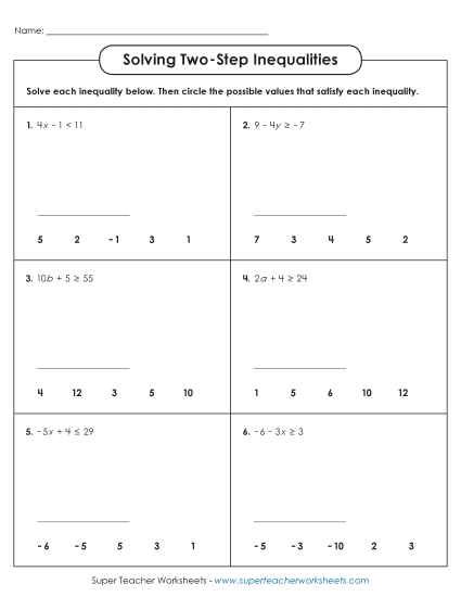 Basic Level - Solve & Circle (Basic)