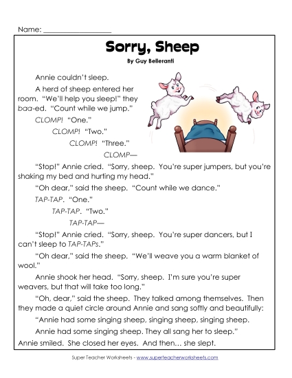 Fiction - Sorry, Sheep Fiction - Sorry, Sheep