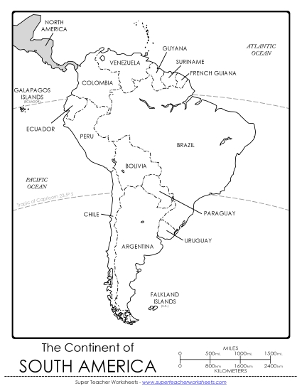 Maps of South America - South America Map Maps of South America - South America Map