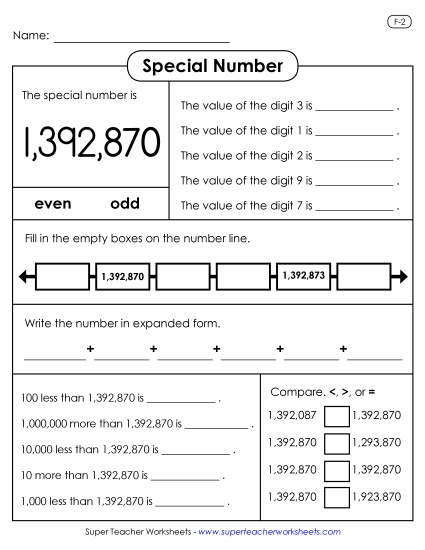 Special Numbers - Special Number: 1,392,870