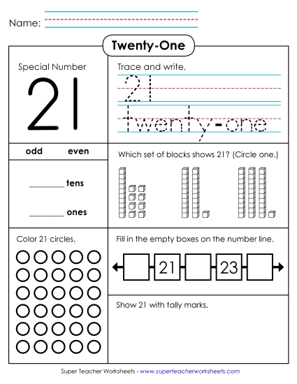 Number Twenty-One - Special Number: 21