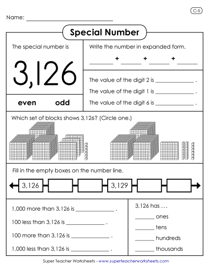 Special Number - Special Number: 3,126 Special Number - Special Number: 3,126