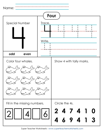 Number Four - Special Number: Four