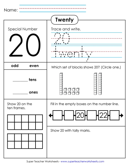 Number Twenty - Special Number: Twenty Number Twenty - Special Number: Twenty