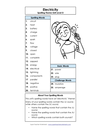 Spelling List - Spelling List Spelling List - Spelling List