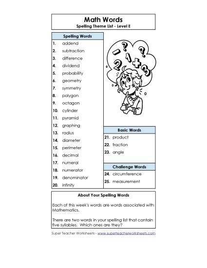 Spelling List - Spelling List Spelling List - Spelling List