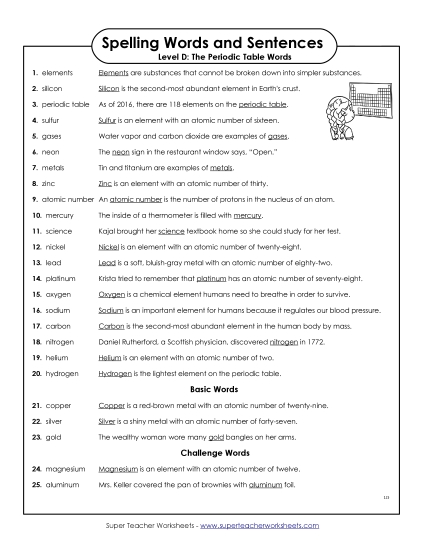 Spelling Test - Spelling Test Sentences Spelling Test - Spelling Test Sentences