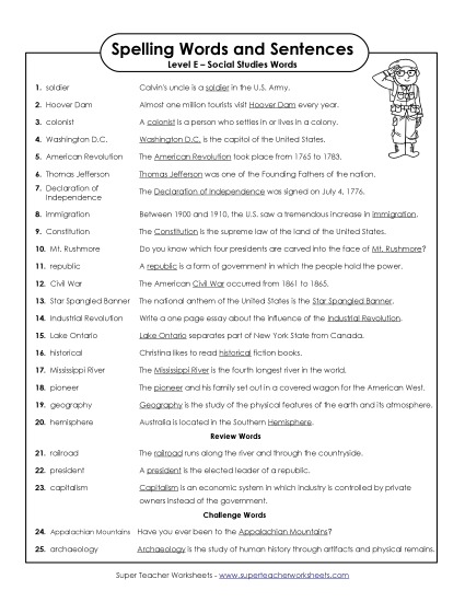 Spelling Test - Spelling Test Sentences Spelling Test - Spelling Test Sentences