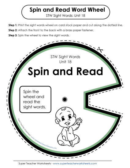 Reading Practice Tools - Spin and Read (Unit 18) Reading Practice Tools - Spin and Read (Unit 18)