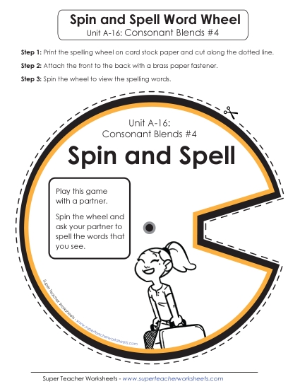 Flashcards, Word Wheel, and Slider - Spin and Spell (A-16) Flashcards, Word Wheel, and Slider - Spin and Spell (A-16)