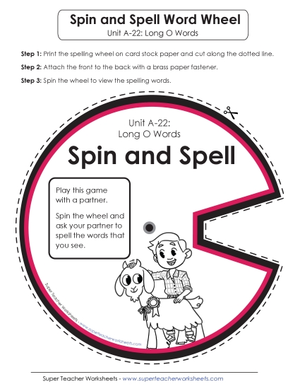 Flashcards, Word Wheel, and Slider - Spin and Spell (A-22) Flashcards, Word Wheel, and Slider - Spin and Spell (A-22)