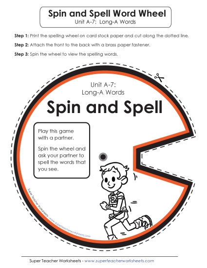 Flashcards, Word Wheel, and Slider - Spin and Spell (A-7) Flashcards, Word Wheel, and Slider - Spin and Spell (A-7)