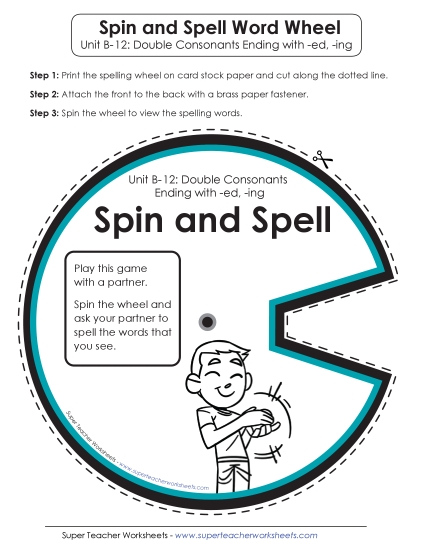 Flashcards, Word Wheel, and Slider - Spin and Spell (B-12) Flashcards, Word Wheel, and Slider - Spin and Spell (B-12)