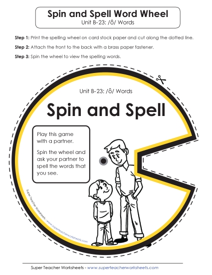 Flashcards, Word Wheel, and Slider - Spin and Spell (B-23) Flashcards, Word Wheel, and Slider - Spin and Spell (B-23)