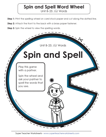 Flashcards, Word Wheel, and Slider - Spin and Spell (B-25) Flashcards, Word Wheel, and Slider - Spin and Spell (B-25)