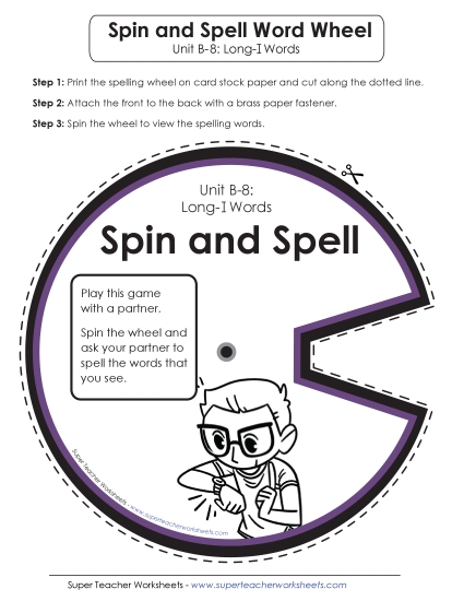 Flashcards, Word Wheel, and Slider - Spin and Spell (B-8) Flashcards, Word Wheel, and Slider - Spin and Spell (B-8)