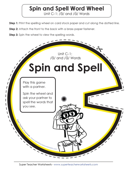 Flashcards and Word Wheel - Spin and Spell (C-1) Flashcards and Word Wheel - Spin and Spell (C-1)