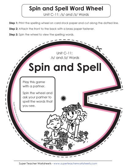 Flashcards and Word Wheel - Spin and Spell (C-11) Flashcards and Word Wheel - Spin and Spell (C-11)
