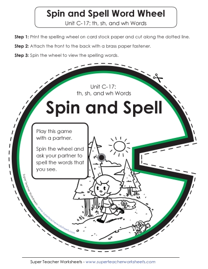 Flashcards and Word Wheel - Spin and Spell (C-17) Flashcards and Word Wheel - Spin and Spell (C-17)