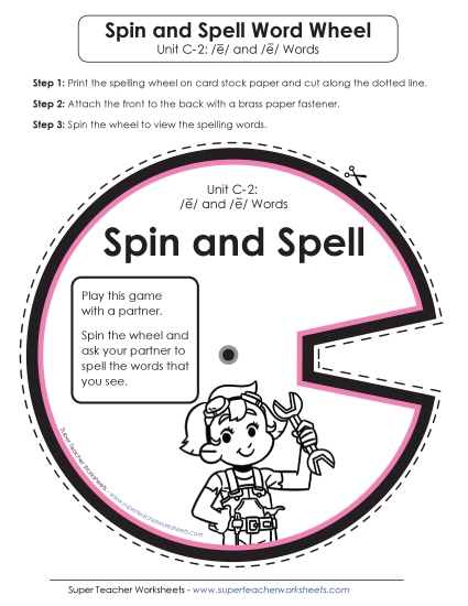 Flashcards and Word Wheel - Spin and Spell (C-2) Flashcards and Word Wheel - Spin and Spell (C-2)