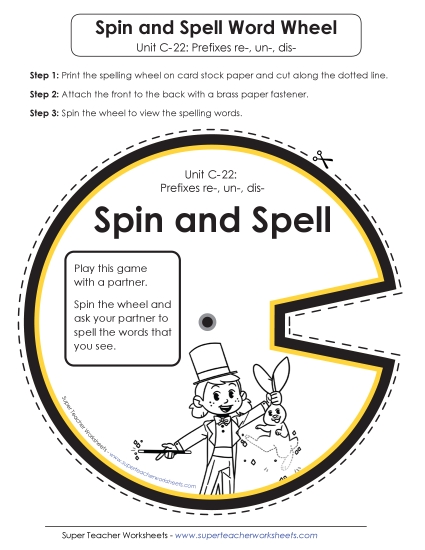 Flashcards and Word Wheel - Spin-and-Spell (C-22) Flashcards and Word Wheel - Spin-and-Spell (C-22)