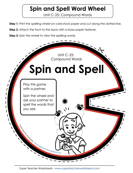 Flashcards and Word Wheel - Spin-and-Spell (C-25) Flashcards and Word Wheel - Spin-and-Spell (C-25)