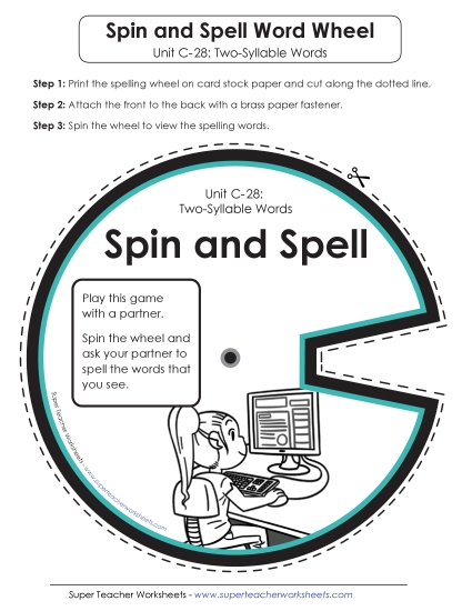 Flashcards and and Word Wheel - Spin-and-Spell (C-28) Flashcards and and Word Wheel - Spin-and-Spell (C-28)