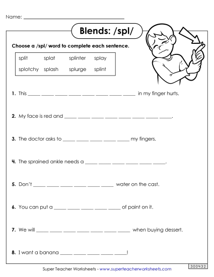 Worksheets - Spl- Sentences