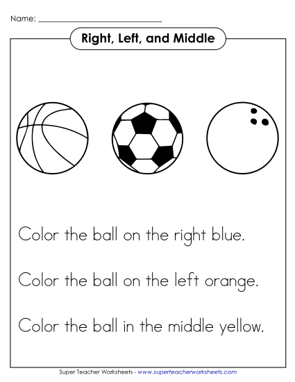 Right, Left, Middle - Sports